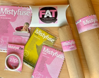 Misty Fuse - sheer fusible web - iron on interfacing - great for applique, collage and textile art - fine enough for sheer and silk fabrics