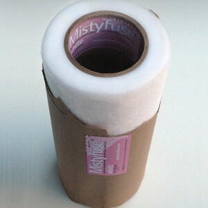 Misty Fuse sheer fusible web - iron on interfacing - for applique, collage and textile art - fine enough for sheer and silk fabrics image 6
