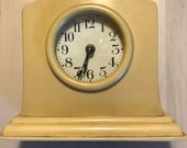 Vintage Art Deco Celluloid Clock Antique Clock Art Deco Vintage Bakelite