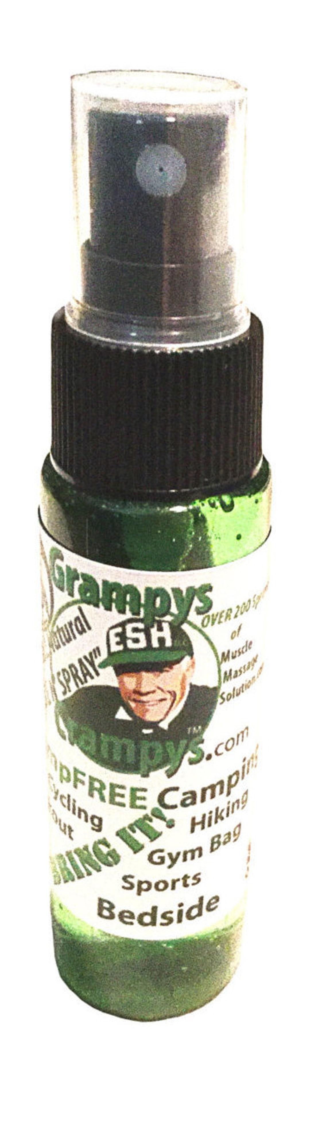 Foot or Leg Cramps Try Grampyscrampys™ All Natural Water Based Trace