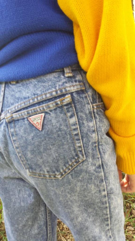 guess jeans with ankle zipper