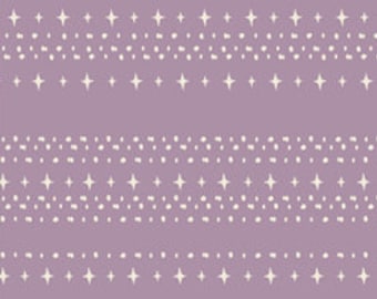 Stars Aligned Treat, White Star Fabric, Halloween, Purple Blender Fabric, Galaxy, Lavender, Spooky n Sweeter, Art Gallery, Cotton fabric