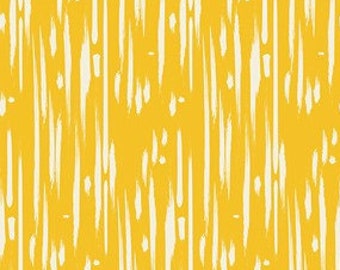 Golden Sun Yellow and White Blender Fabric, Shibori Sun