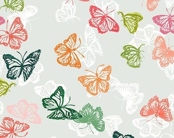 Butterfly Fabric, Animal Fabric, Floral fabric, Dear Stella, Quilting Cotton Fabric