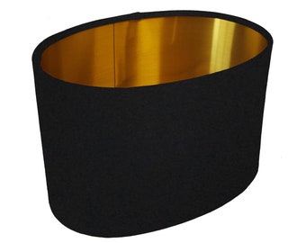 Black Gold Lampshade Uk Black Gold Lampshade Uk, Black Rectangular Lamp Shade With Gold Lining Paper For Walls
