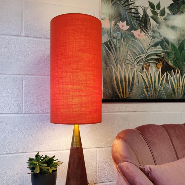 Orange Lamp Shade Etsy UK