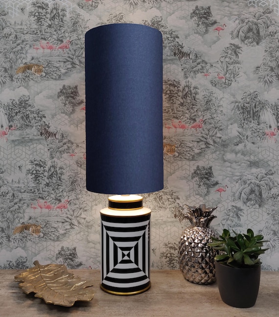 Tall sale blue lamp