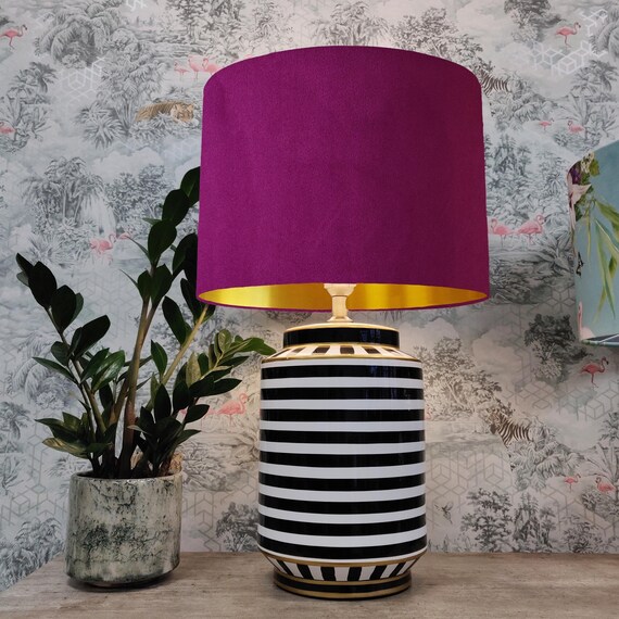 Purple lamp base deals