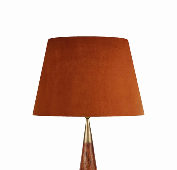 50cm Burnt Orange Floor Lamp Shade in Velvet Choice of - Etsy Canada