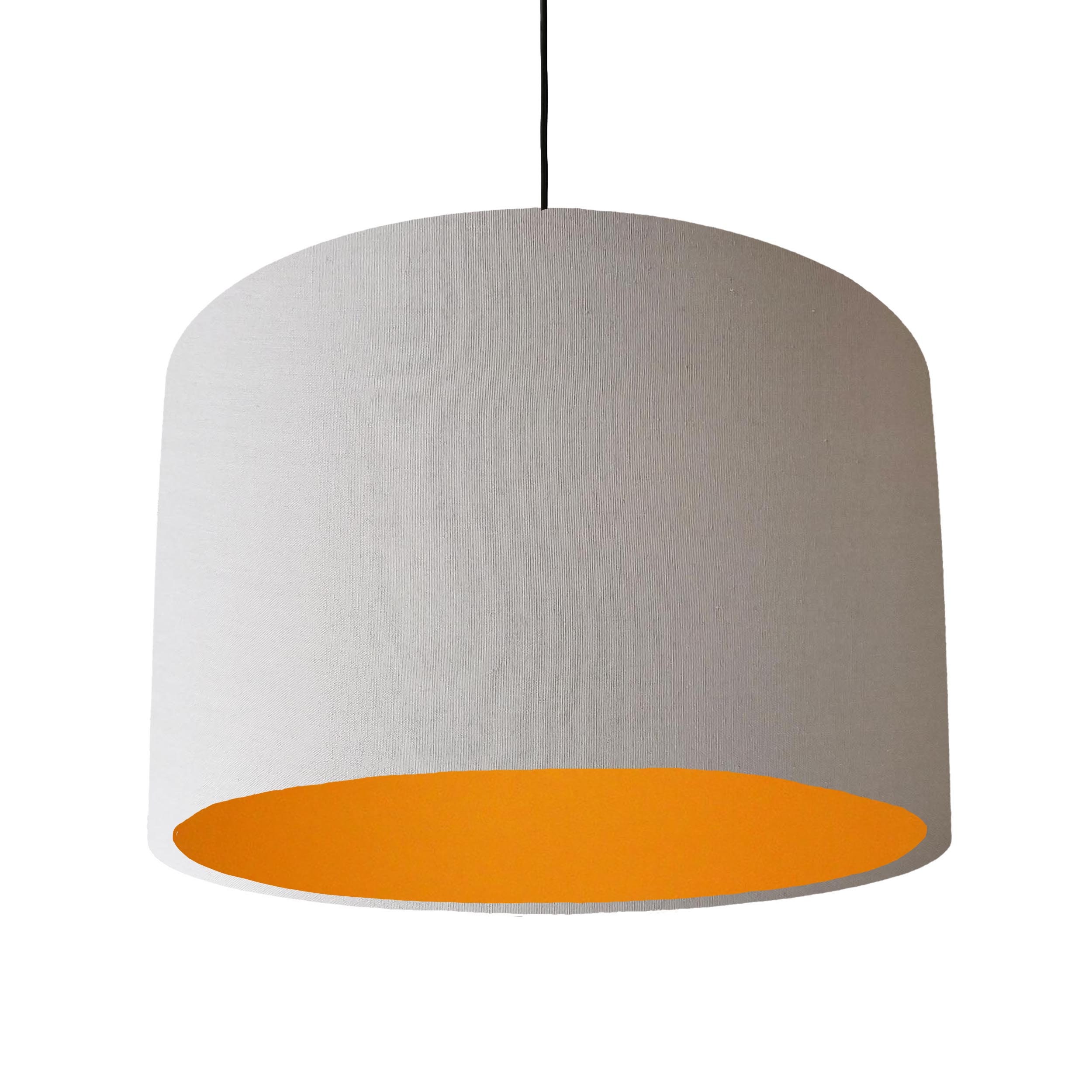Orange and sale grey lampshade