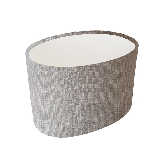 Grey oval lamp shades deals