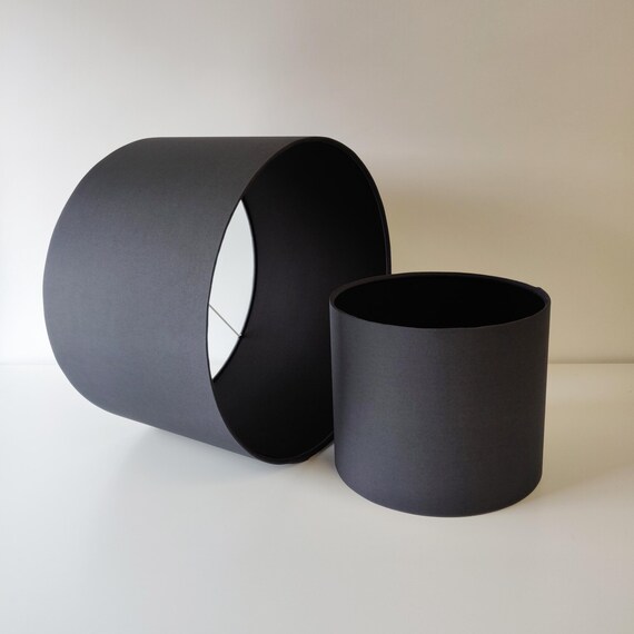 Black and grey lampshade deals