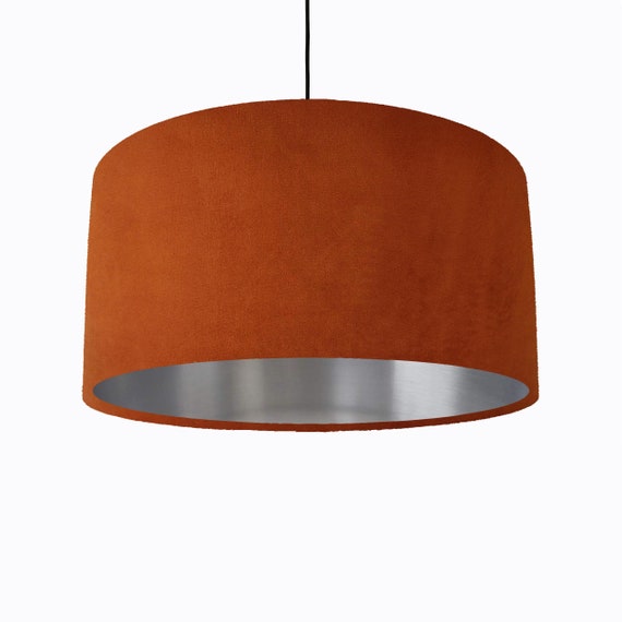 Large orange lampshade deals