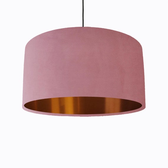 Pink and copper lampshade deals