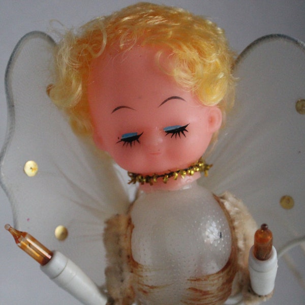 Vintage Christmas Tree Angel Topper