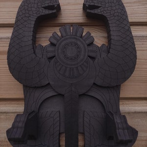 Supporto Spada Thulsa Doom – Supporto Muro Conan Legno Multistrato – Espositore Spada Atlantidea – Decorazione Fantasy immagine 8