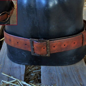 Double use leather belt, across the bust or as a normal belt. For LARP, COSPLAY, ATREZZO medieval viking pirate celtic image 3