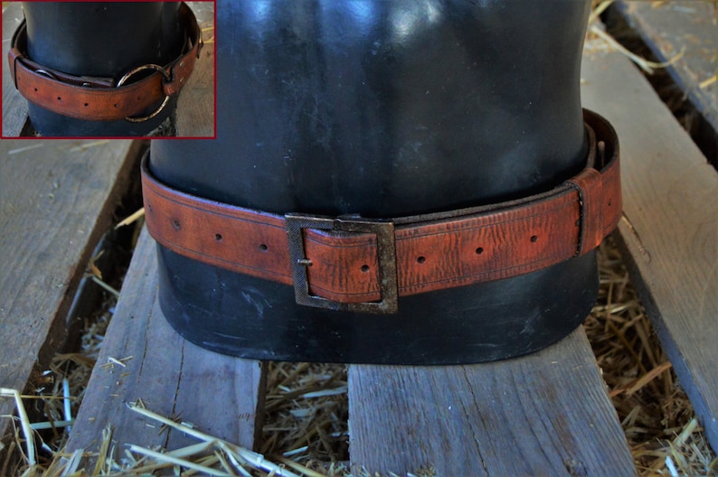 Double use leather belt, across the bust or as a normal belt. For LARP, COSPLAY, ATREZZO medieval viking pirate celtic image 3