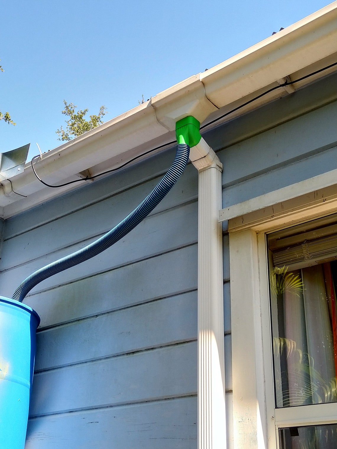 RAWADIVE Rainwater Collection System for 2x3 Downspout Etsy