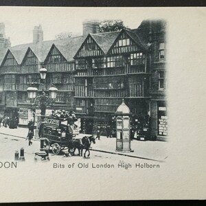 Vintage London - High Holborn postcard! Late 1800s-early 1900s!