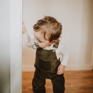 Children's Corduroy Harem Overalls | Handmade Vintage Style Romper image 7