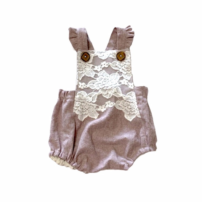 Children's Lace Front Romper Ruffle Straps Vintage Style Girl's Playsuit Kids Sleeveless One Piece Summer Outfit Cottage Core Clothing image 7