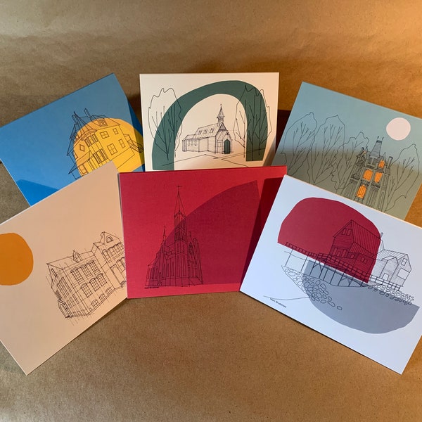 Maine Architecture Notecards