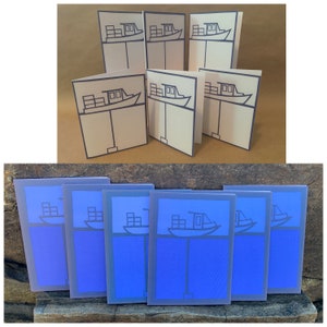 Maine Lobster Boat notecards