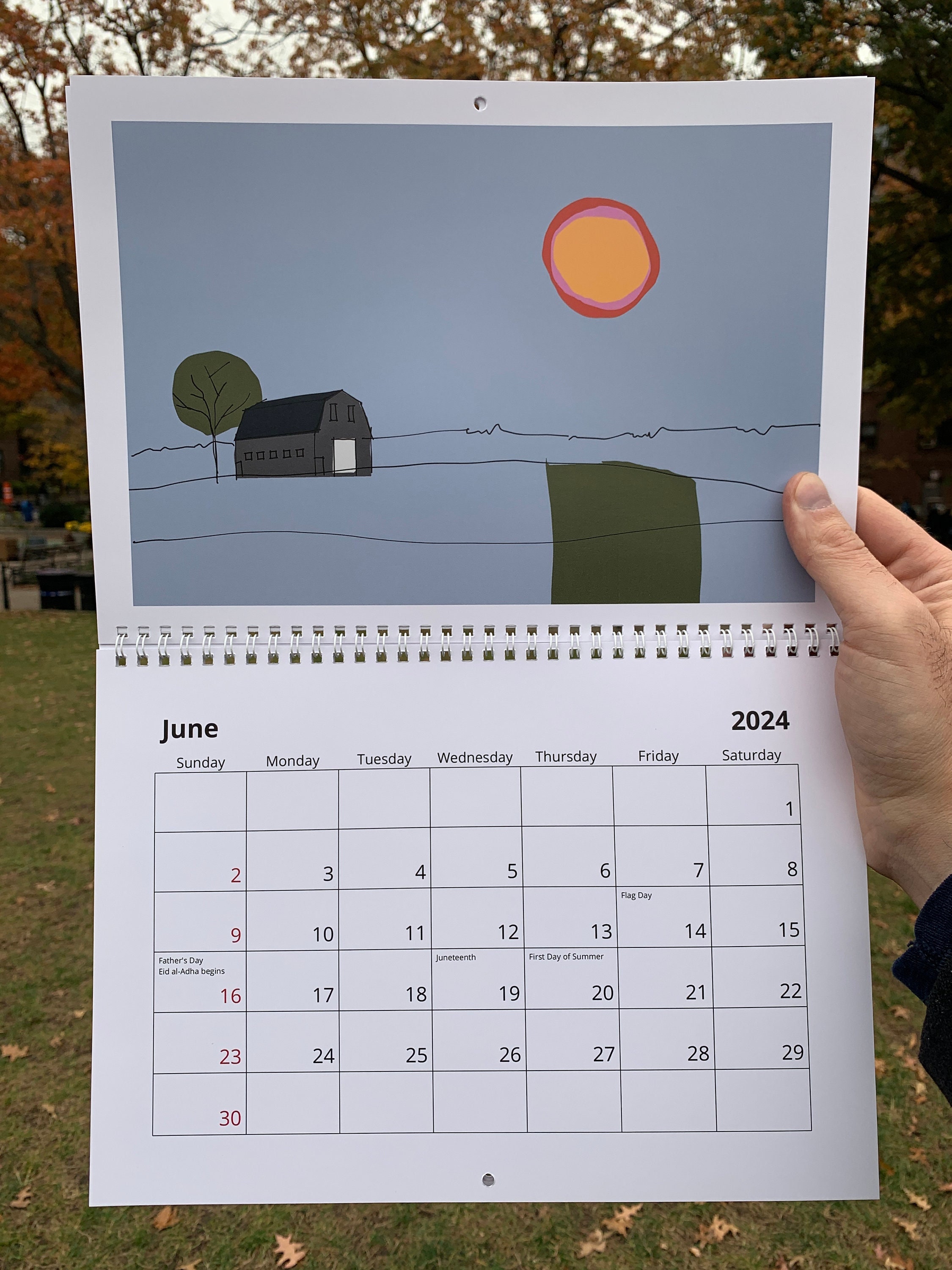 Barns of Maine 2024 Calendar sold by Brooks Toothpick SKU 97458448