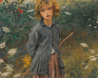 【ヴェロヴァ 小さな花】 絵画ヨーロッパ on12_2.jpg