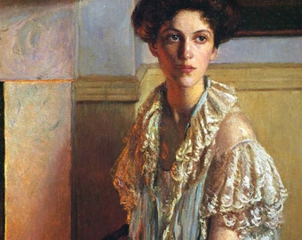 green emerald velvet dress YANMING Lady in An Evening Dress Lilla Cabot Perry Painter Poster Painting  On Canvas Wall Art Poster Scroll Picture Print Living Room Walls Decor Home  Posters 24x36inch(60x90cm) : Amazon.ca: Home