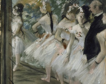 エドガー・ドガ「星（舞台の踊り子）」1878年、高品質手描き油絵複製