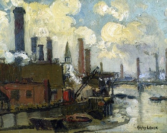 Richard Haley Lever - Chelsea, England (c1900-10) Museum Quality Oil Painting Reproduction (D4060)