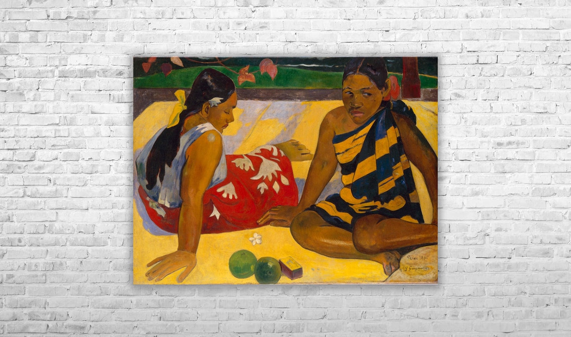 Paul Gauguin Tahitian Women on the Beach (1891) Museum Quality
