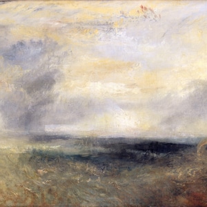 Joseph Mallord William Turner - Margate, from the Sea c1835-40 Museum Quality Rolled Oil Painting Reproduction (D4560)