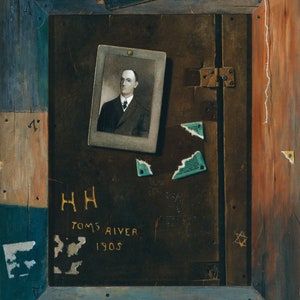 John Frederick Peto - Toms River (1905) Hand Painted Museum Quality Rolled Oil Painting Reproduction (D6050)