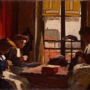 Albert Marquet - Milliners 1901 Museum Quality Rolled Oil Painting Reproduction (D5060)