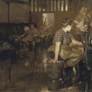 Anders Zorn - Little Bewery 1890 Museum Quality Rolled Oil Painting Reproduction (D3560)