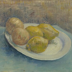 Vincent van Gogh - Talerz z owocami cytrusowymi 1887 r. Reprodukcja obrazu olejnego w jakości muzealnej (D5060)