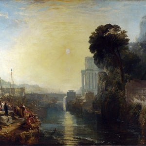 Joseph Malford William Turner - Dido-Gebäude Carthage (1815) Museumsqualität Ölgemälde Reproduktion (D4060)