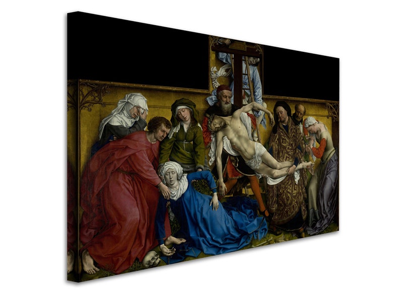 Roger van der Weyden Descent from the Cross c1435 Museum Quality Oil Painting Reproduction D4560 image 2