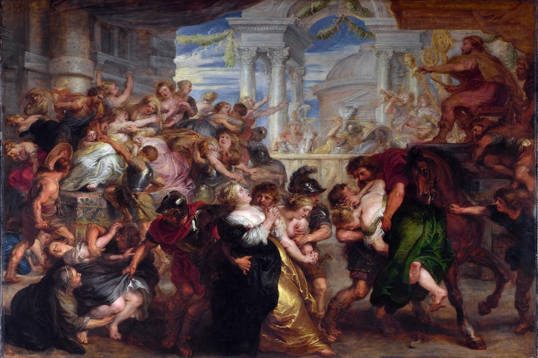 ピーテル・パウル・ルーベンス - サビニの女たちの略奪（1635-40年頃