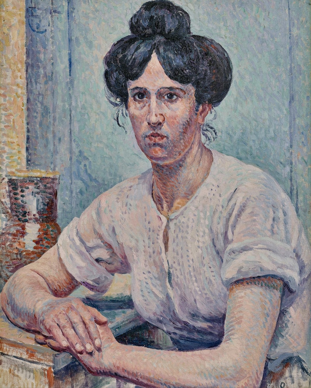 マクシミリアン・リュス - 洗濯婦の肖像 (1905) 手描き美術館品質の