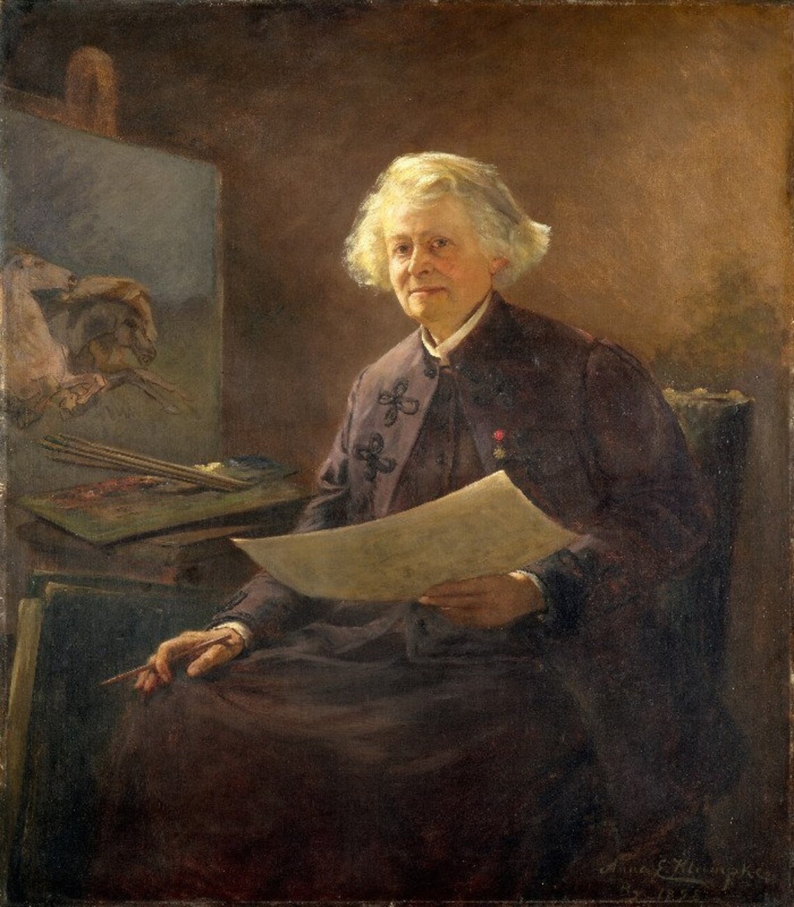 Anna Klumpke Portrait von Rosa Bonheur 1898 Handgemalt Museum Etsy.de