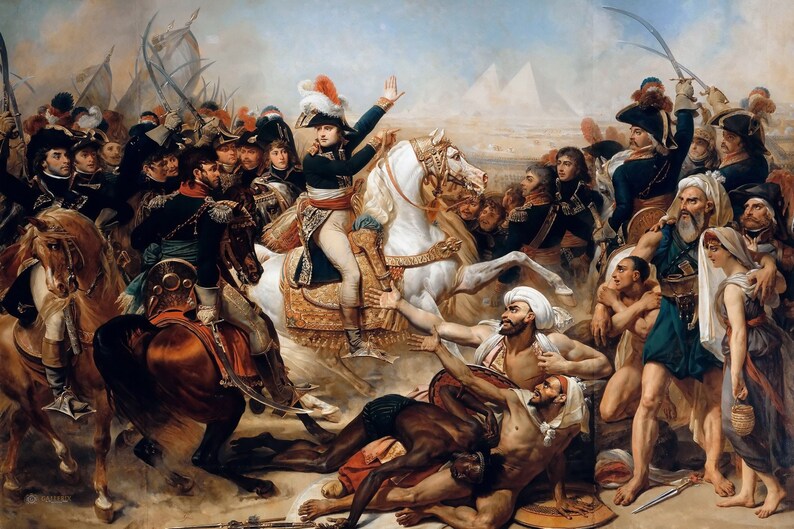 Antoine-Jean Gros  La Bataille des Pyramides 21 juillet 1798 image 1