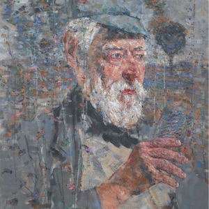 John Quinton Pringle - Man With Tobacco Pouch (1903) Hand Painted Museum Quality Rolled Oil Painting Reproduction (D6050)