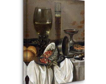 ピーテル・クラース - 酒器のある静物画 (1649) 手描き美術館