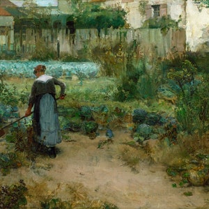 Walter Gay - Novembre, Etaples (c1885) Museum Quality Rolled Oil Painting Reproduction (D4060)