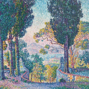 Paul Signac - Sainte-Anne (Saint-Tropez) 1905 Museum Quality Rolled Oil Painting Reproduction (D5060)