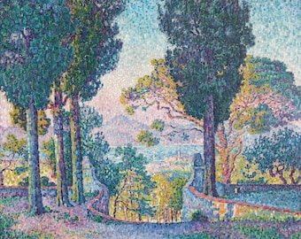 Paul Signac - Sainte-Anne (Saint-Tropez) 1905 Musée Qualité Peinture à l’huile Reproduction (D5060)